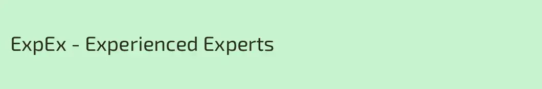 ExpEx - Experienced Experts